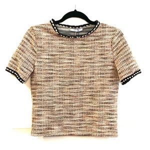 Zara Tweed Top NWT!